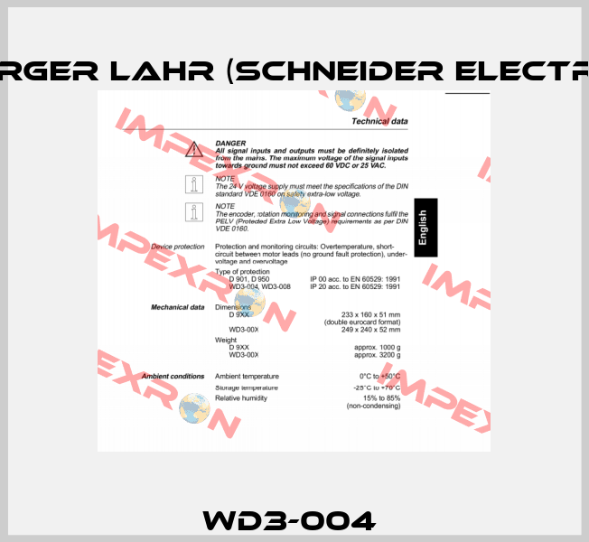 WD3-004  Berger Lahr (Schneider Electric)