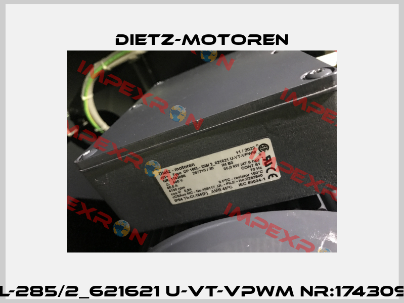 DP 160L-285/2_621621 U-VT-VPWM Nr:1743098 OEM Dietz-Motoren