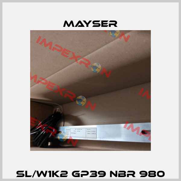 SL/W1K2 GP39 NBR 980 Mayser