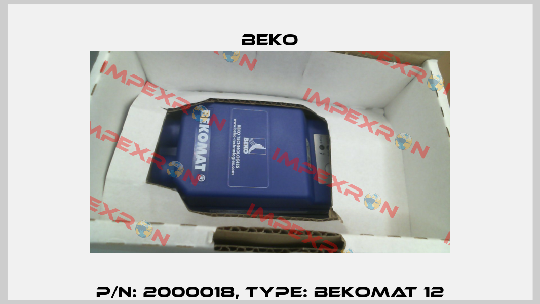 P/N: 2000018, Type: BEKOMAT 12 Beko