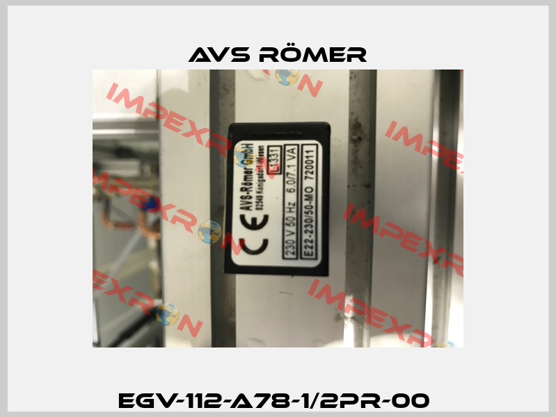 EGV-112-A78-1/2PR-00  Avs Römer