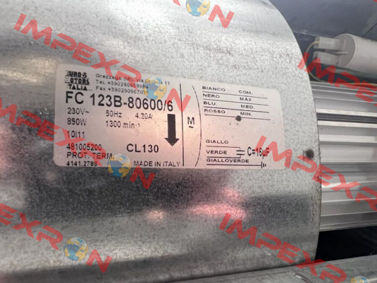 FC123B.80600/6 *4141.2786* Euro Motors Italia